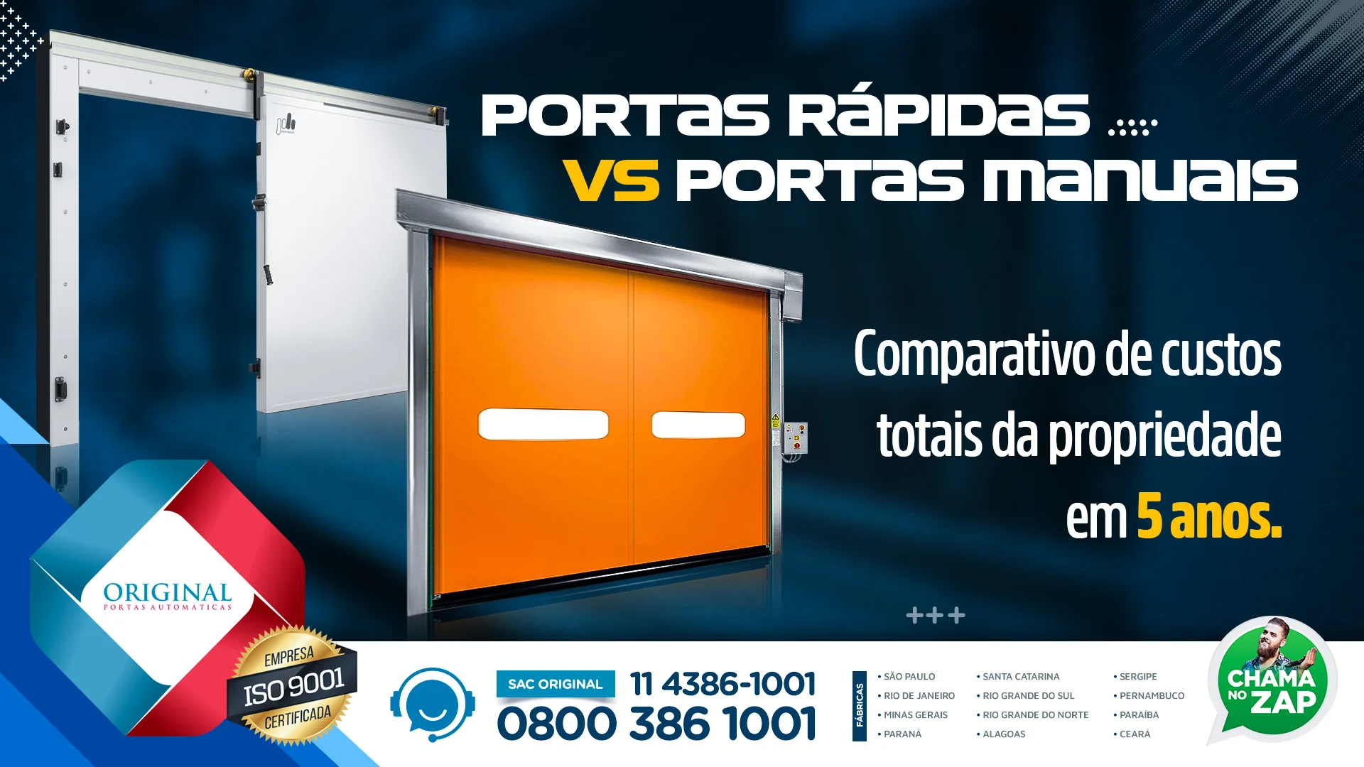 Porta automáticas vs manuais