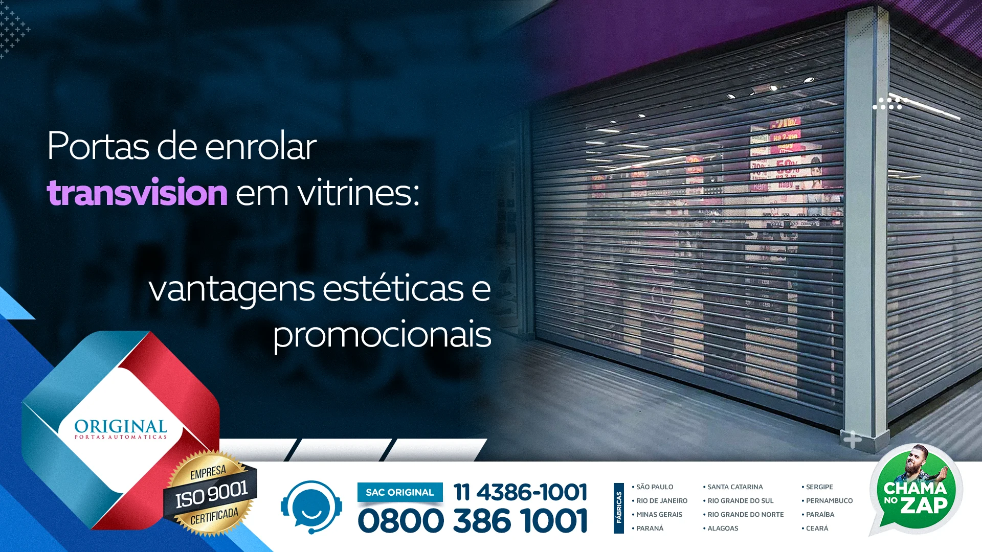Portas de enrolar transvision