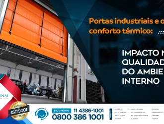 portas industriais e o conforto térmico