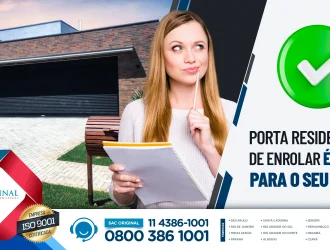 Porta residencial de enrolar