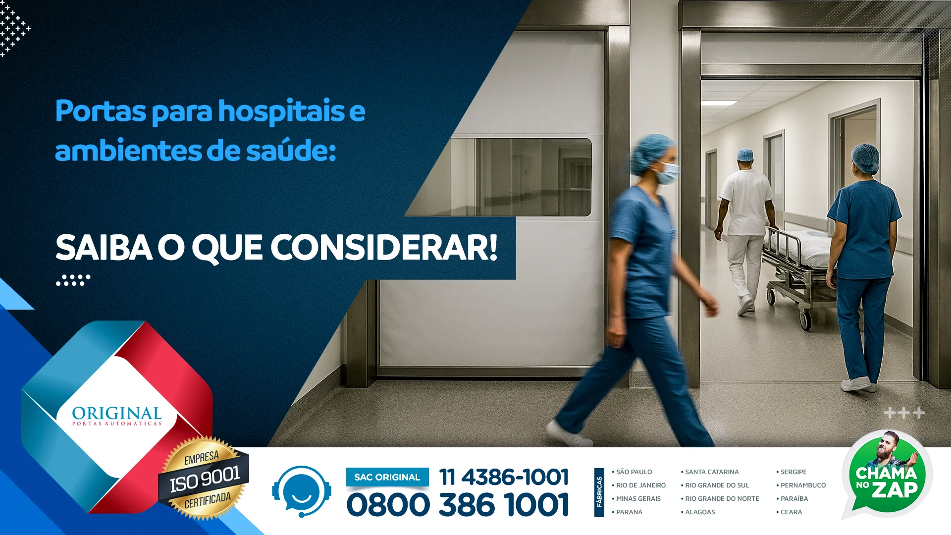 Portas para hospitais