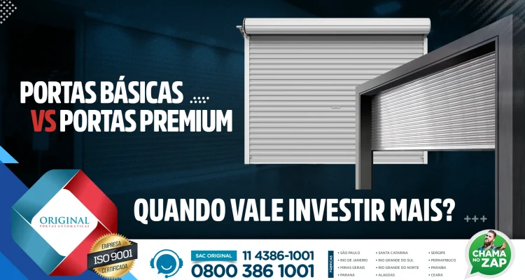 Portas premium vs. básicas