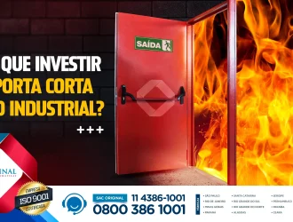 porta corta fogo industrial
