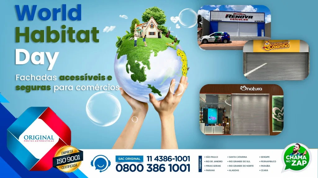 Fachadas acessíveis e seguras para comércios