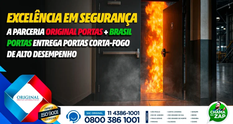 Portas corta-fogo de alto desempenho