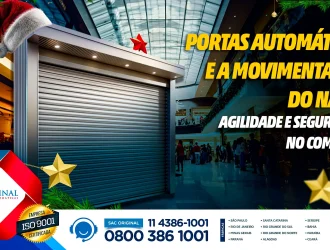 Portas automáticas no Natal