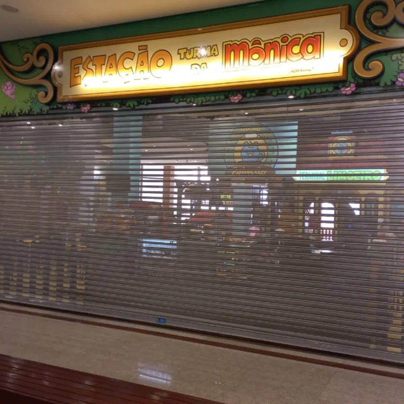 Portas automáticas no Natal