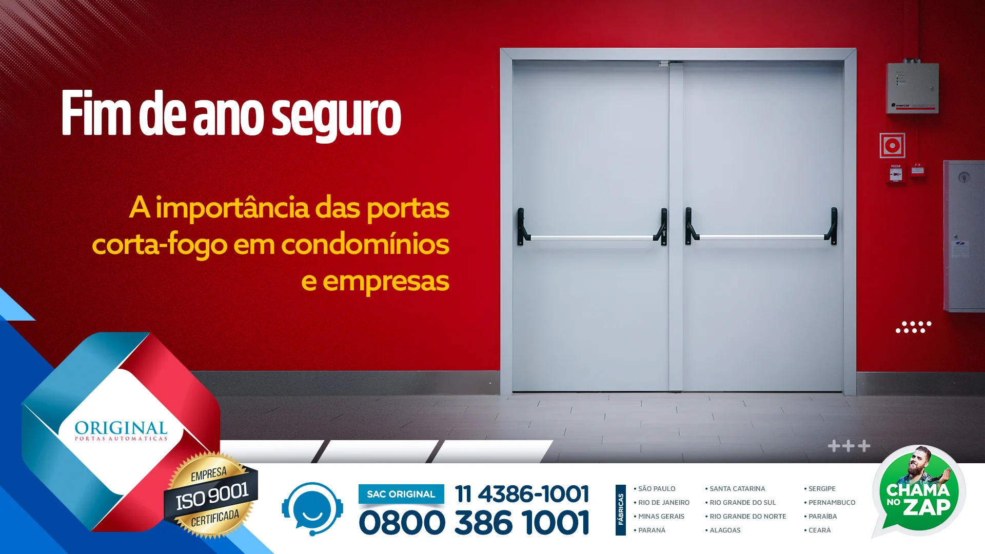 portas corta-fogo em condomínios