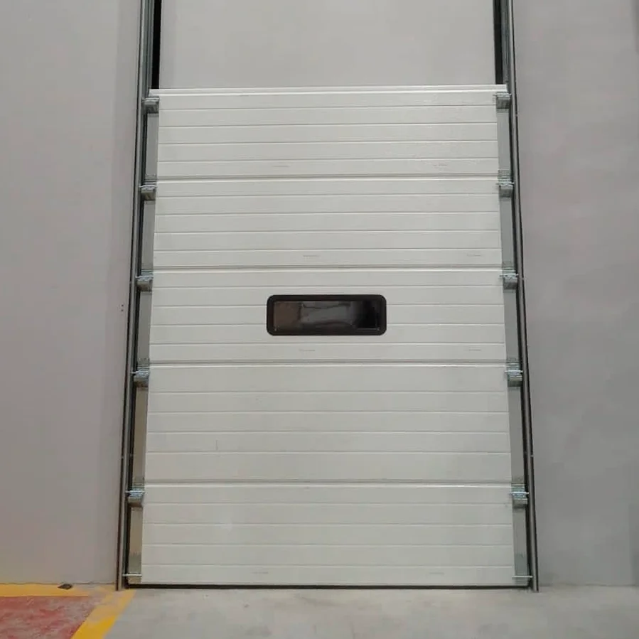 portas seccionadas e corta-fogo