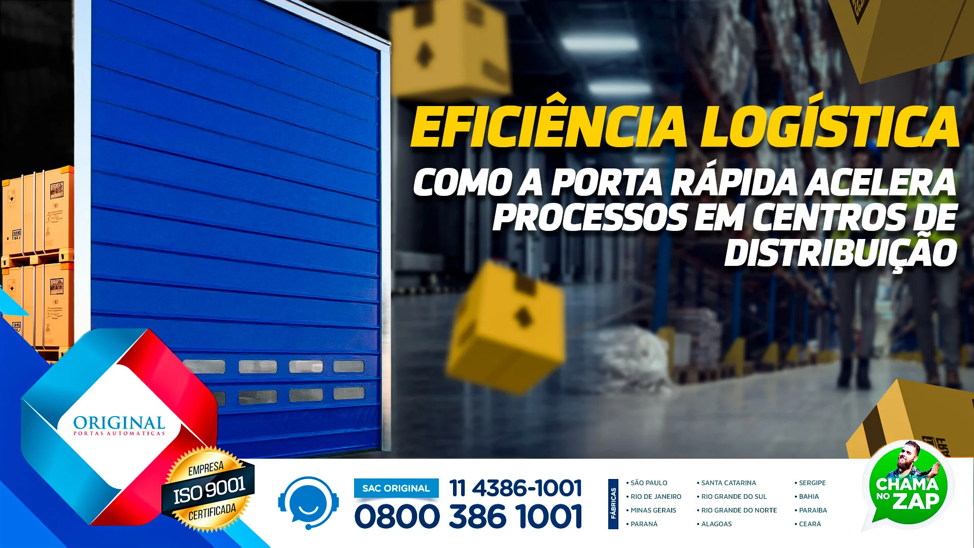 porta rápida logística