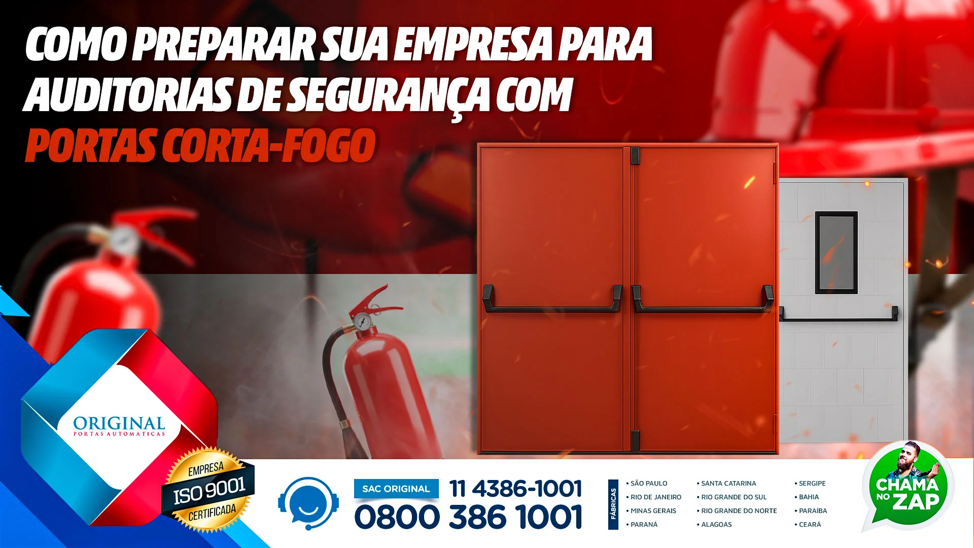 Auditorias de segurança com portas corta-fogo