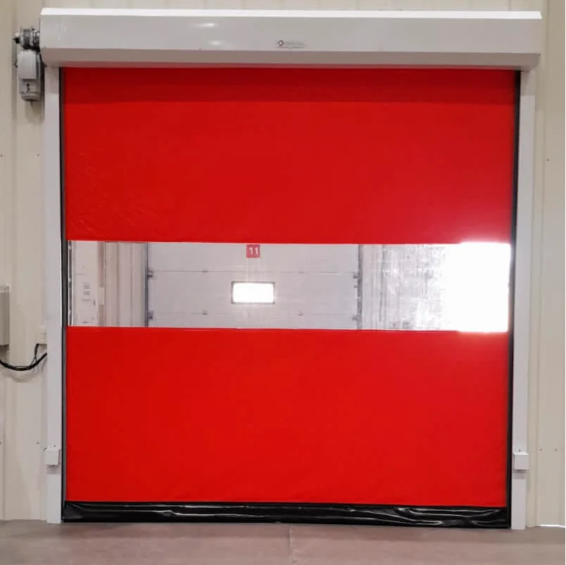 porta rápida controle térmico