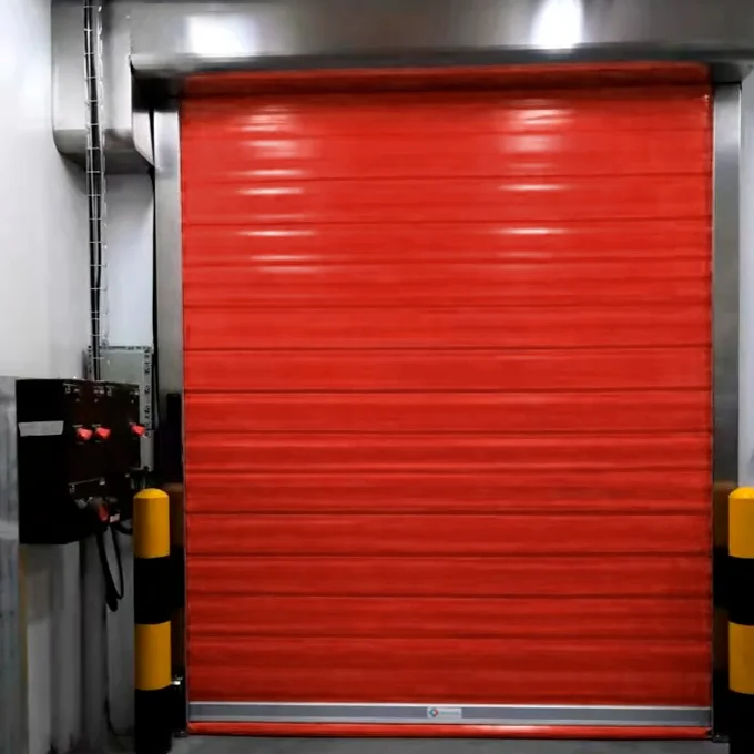 porta rápida controle térmico