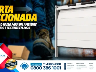 porta seccionada eficiência