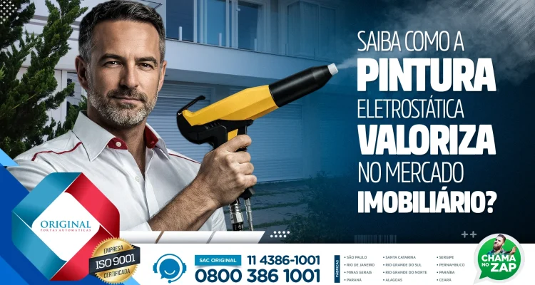 pintura eletrostática valoriza no mercado imobiliário