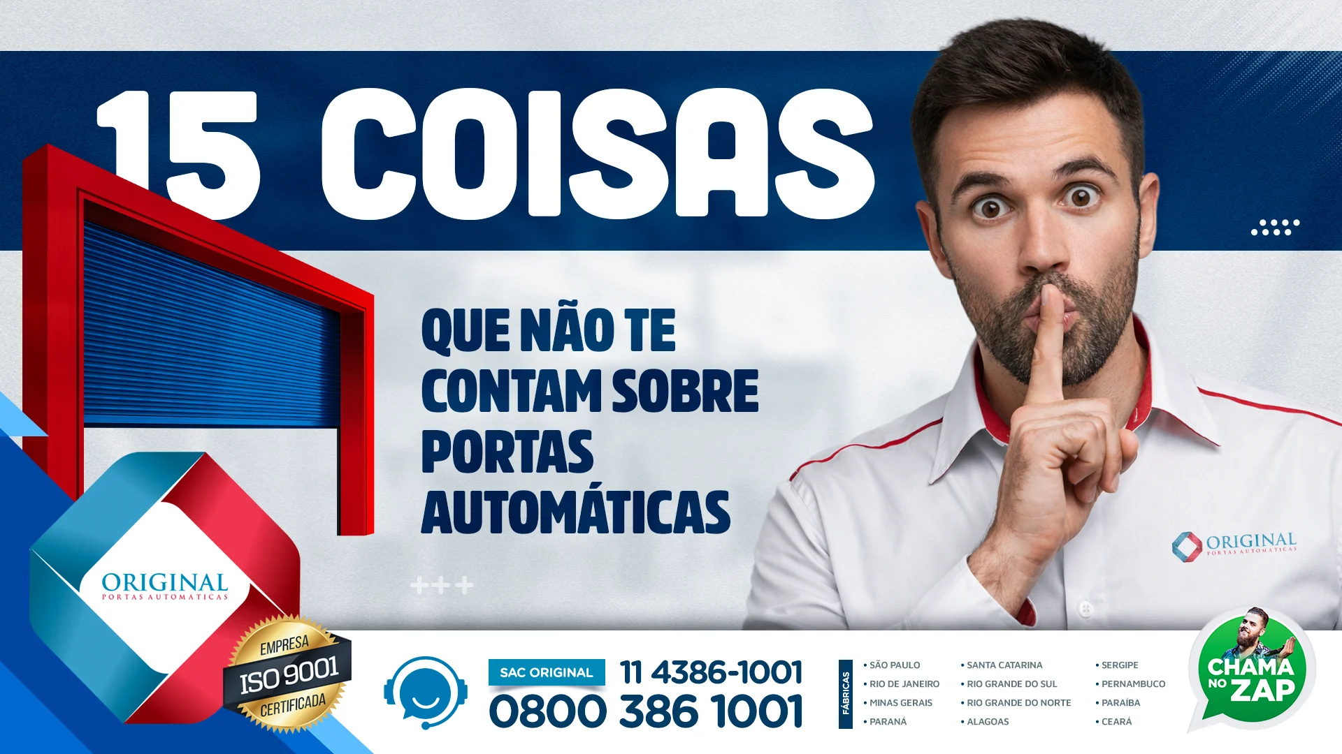 portas automáticas segredos