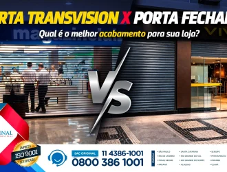 porta transvision x fechada