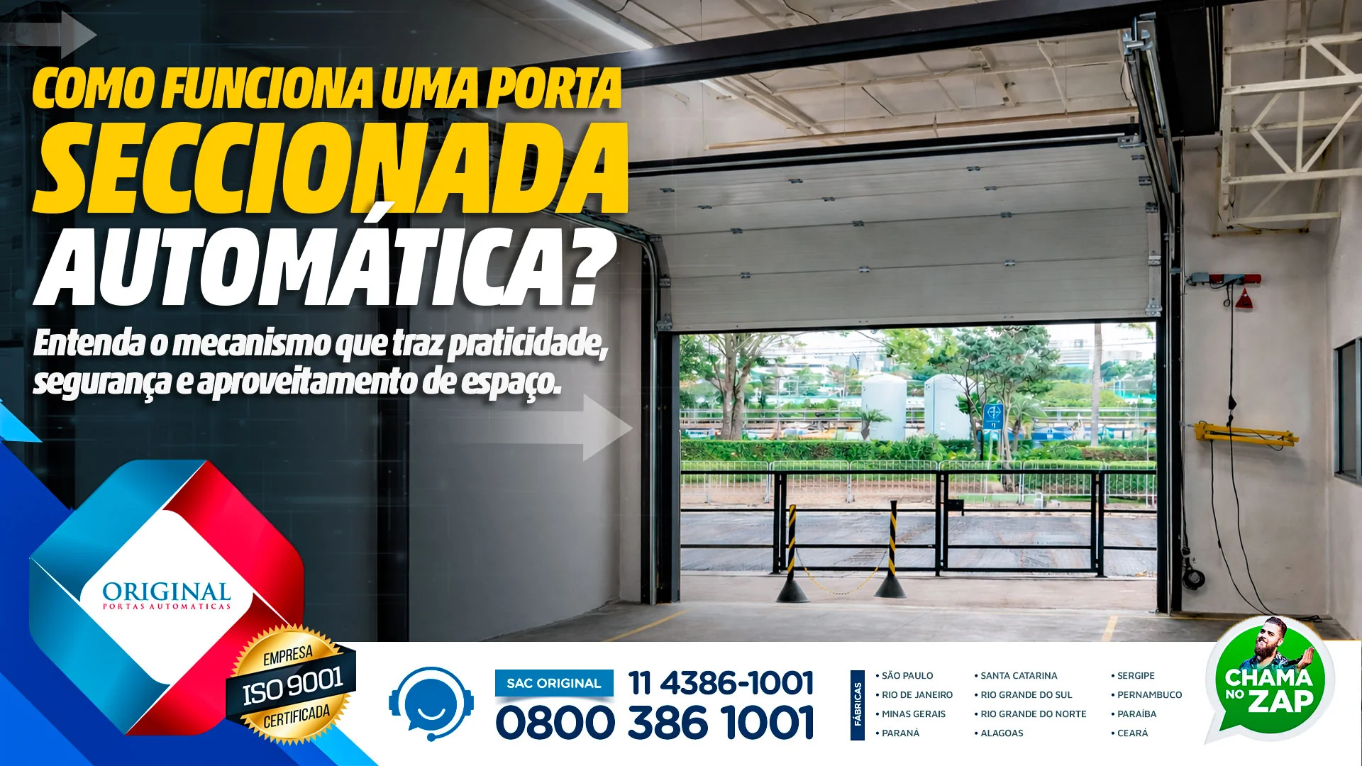porta seccionada automática