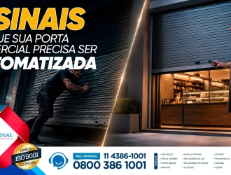 automatização de portas comerciais