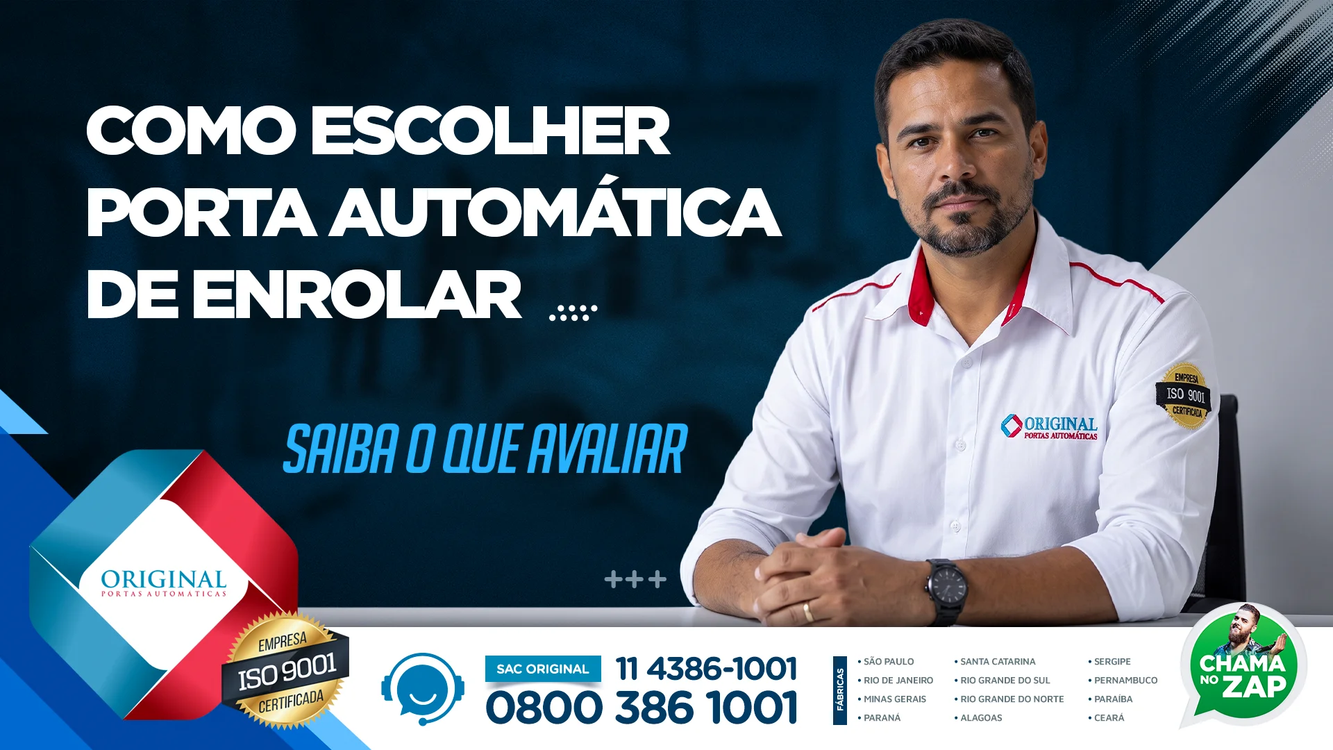 Como escolher porta automática de enrolar