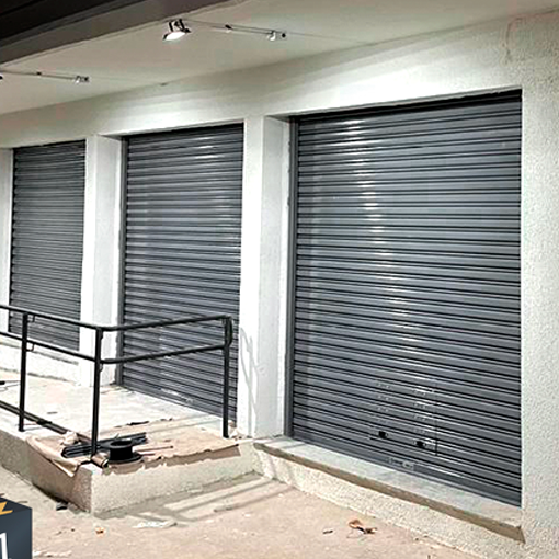 portas de enrolar automatizadas