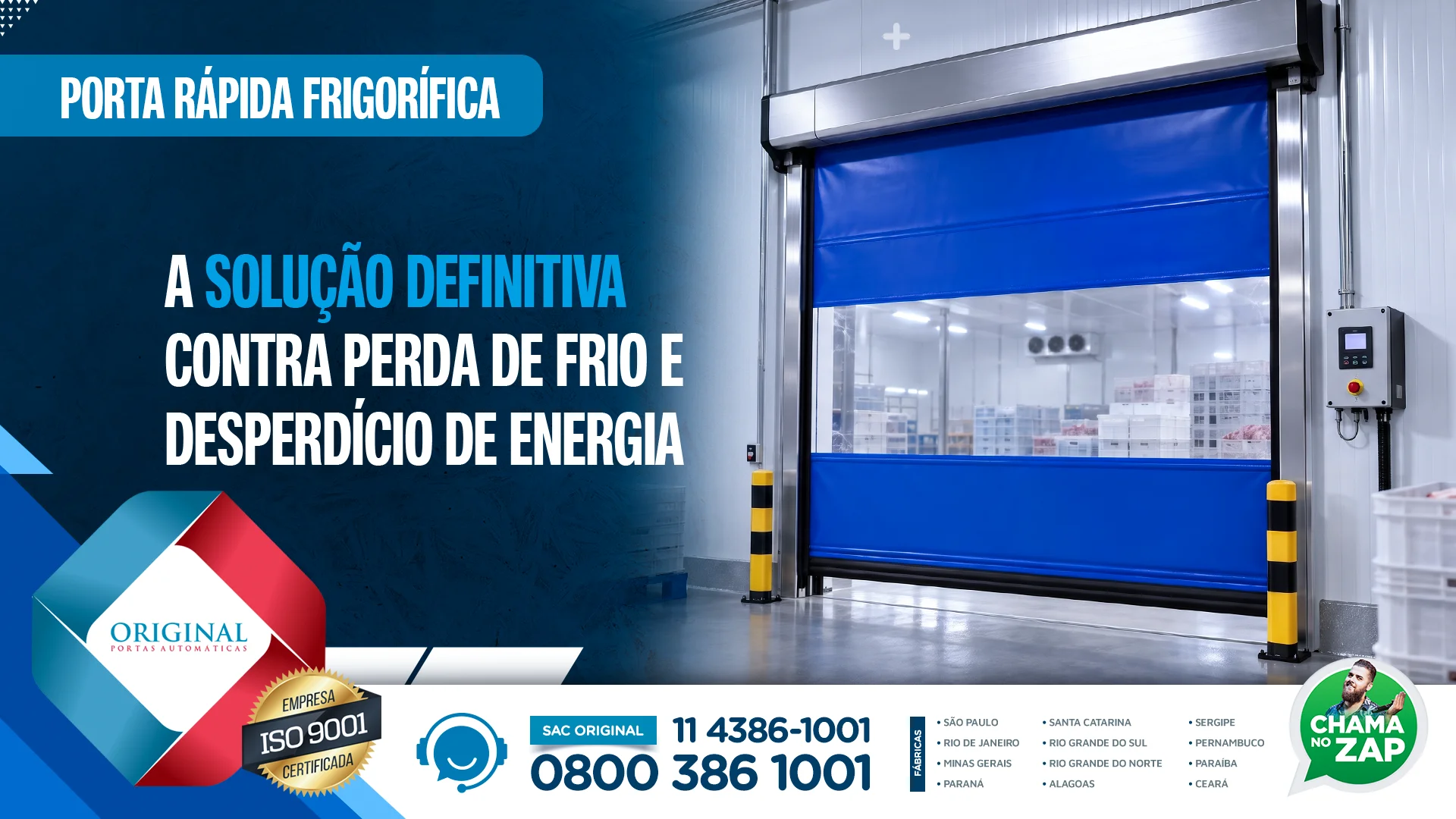 porta frigorificada